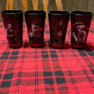 Walking Dead amc glass set